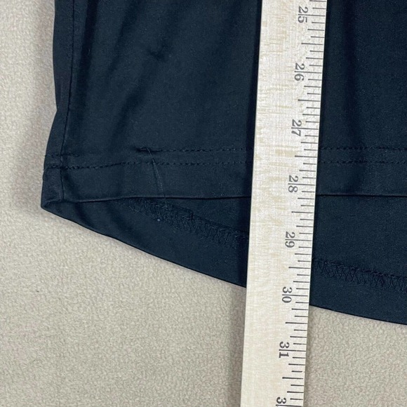 Gold's Gym Shirt Adult Medium Black Mock Neck Logo Long Sleeve Performance Women - Picture 5 of 10